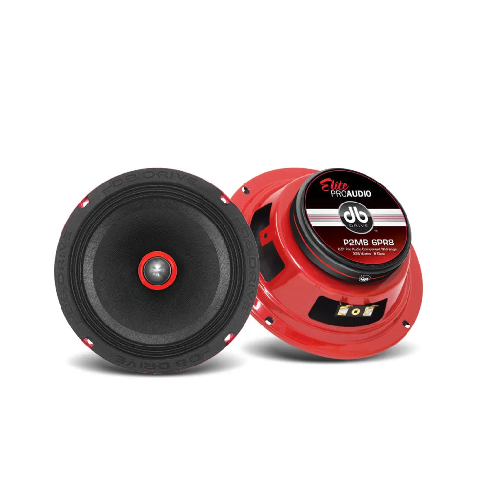 P2mb 6pr8: 6.5’’ Pro Audio Midrange (8-ohm) - Sms Car Audio