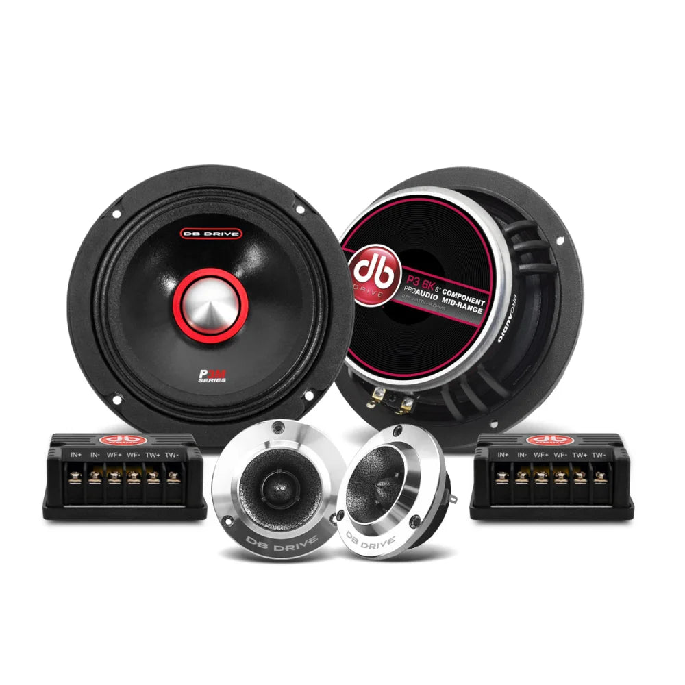 P3 6k: 6.5’’ Pro Audio Component Kit - Set Sms Car Audio