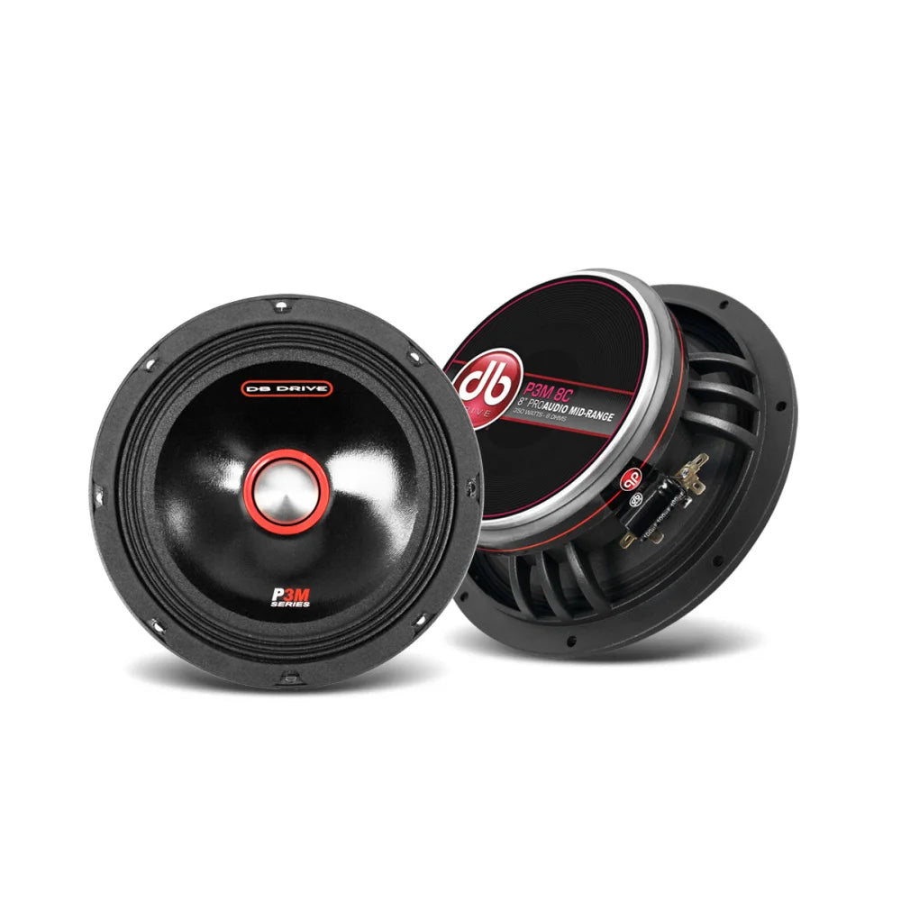 P3m 8c: 8’’ Shallow Mount Pro Audio Midrange - Sms Car Audio