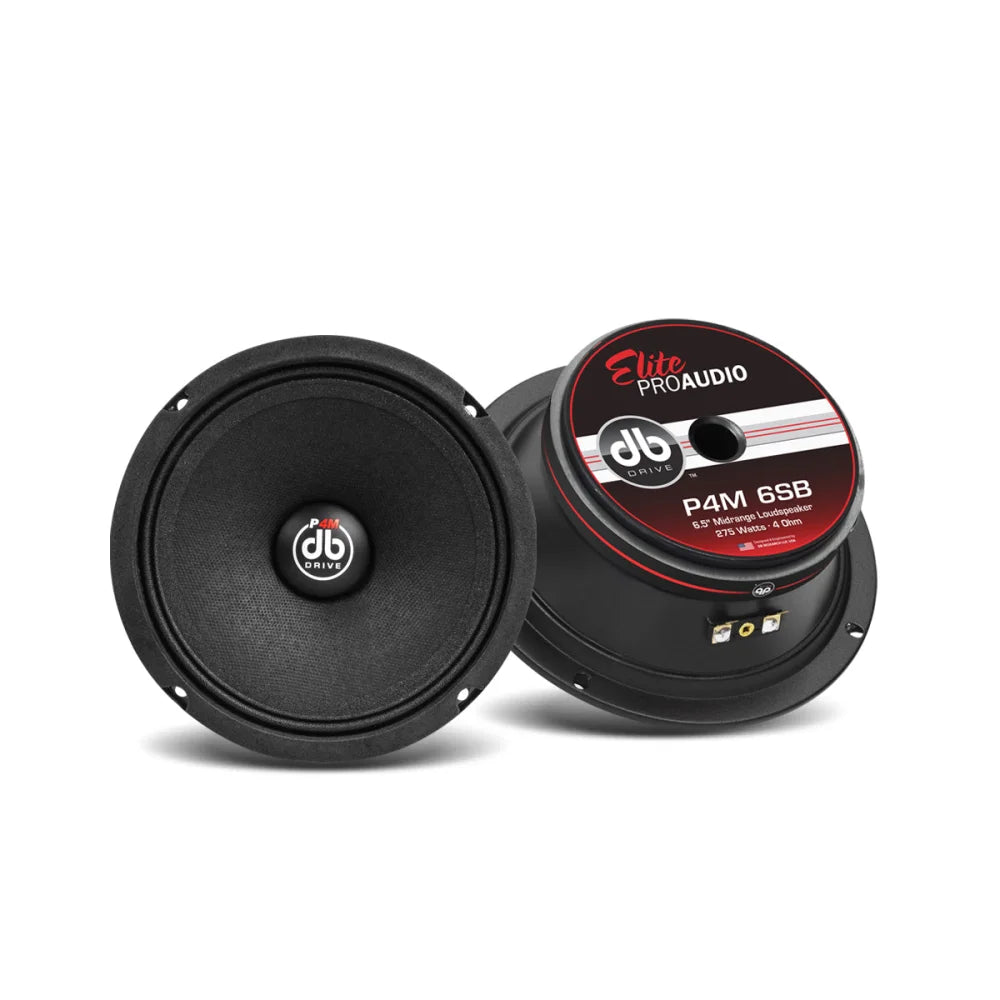 P4m 6sb: 6.5’’ Pro Audio Sealed Back Midrange - Speaker Sms