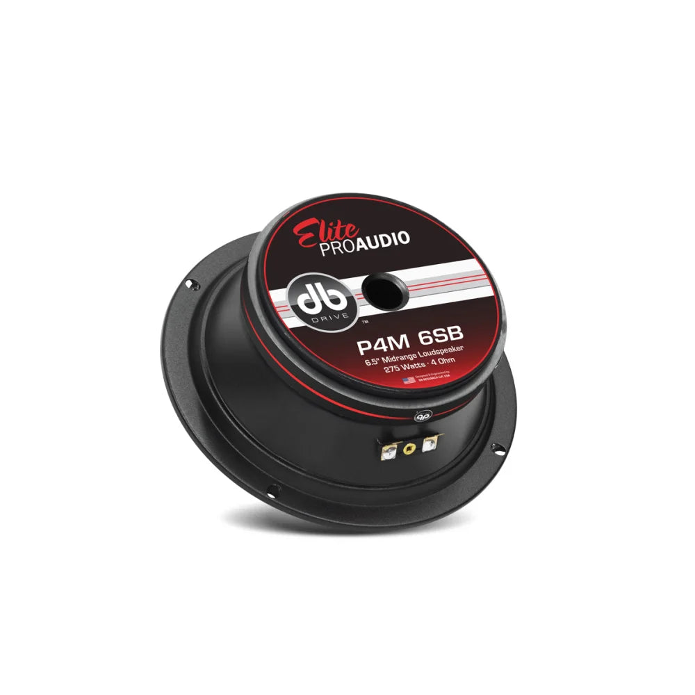 P4m 6sb: 6.5’’ Pro Audio Sealed Back Midrange - Speaker Sms