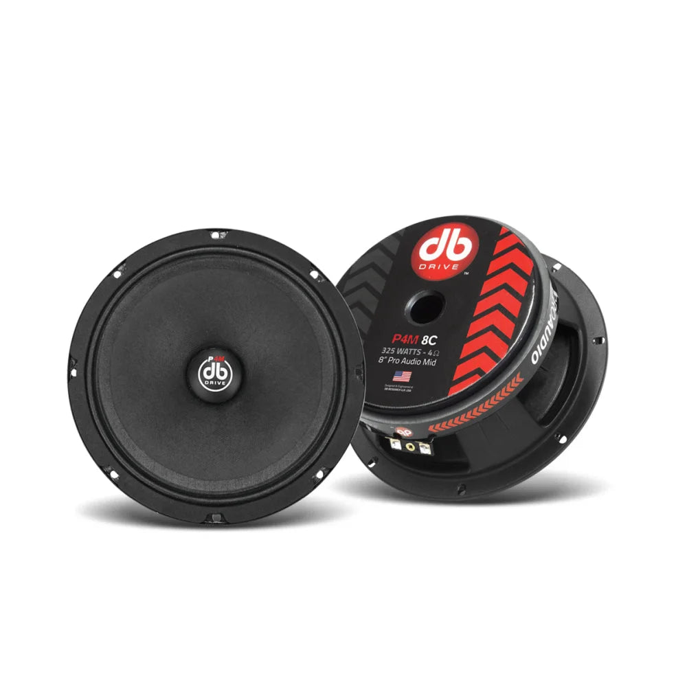 P4m 8c: 8’’ Pro Audio Midrange - Sms Car Audio