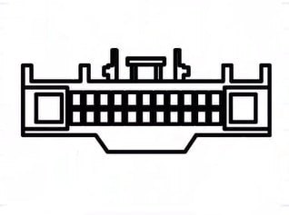 PAC LPHFD21 Ford non-amplified T-harness connector and wiring view