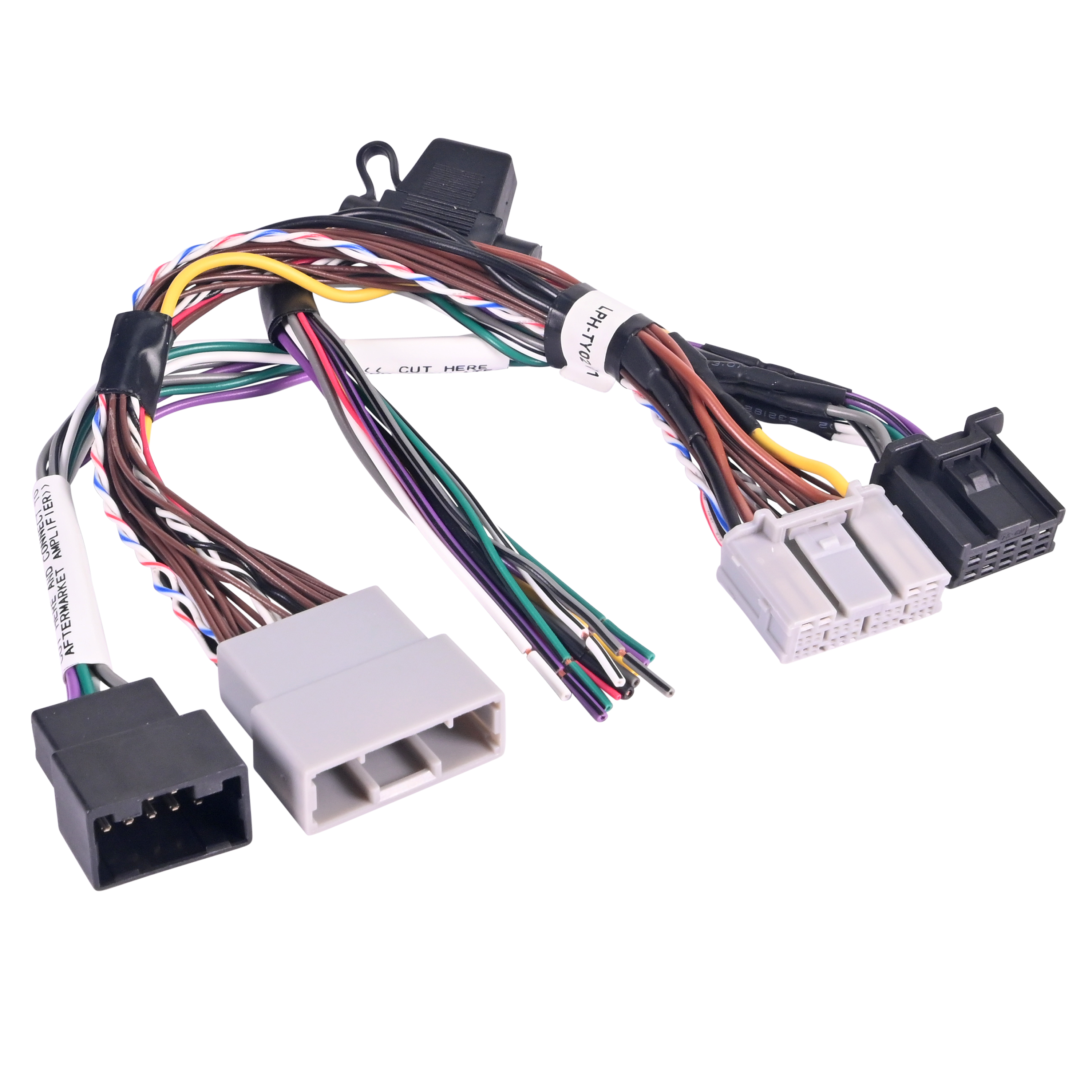PAC LPHTY02 Toyota non-amplified integration harness connector view