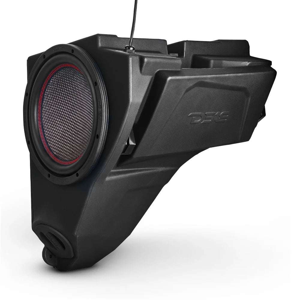 Polaris Rzr Glove Box 10’’ Subwoofer Enclosure 1200 Watts