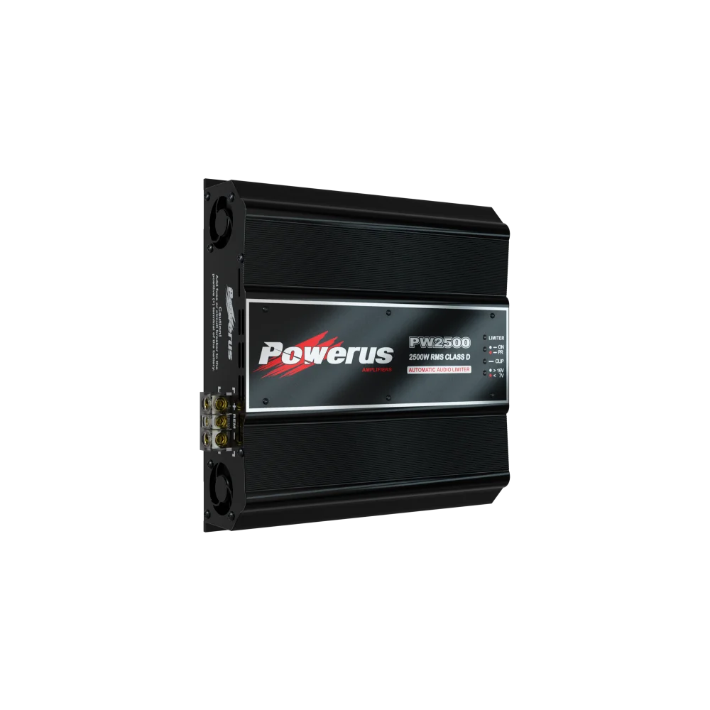 Powerus Pw2500 Amplifier 1-ohm 3930w Rms 1-channel