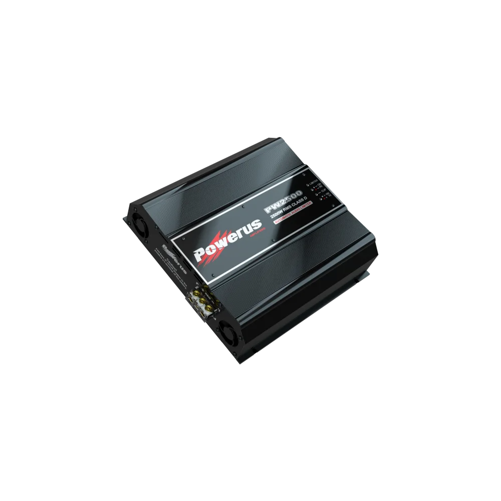 Powerus Pw2500 Amplifier 1-ohm 3930w Rms 1-channel