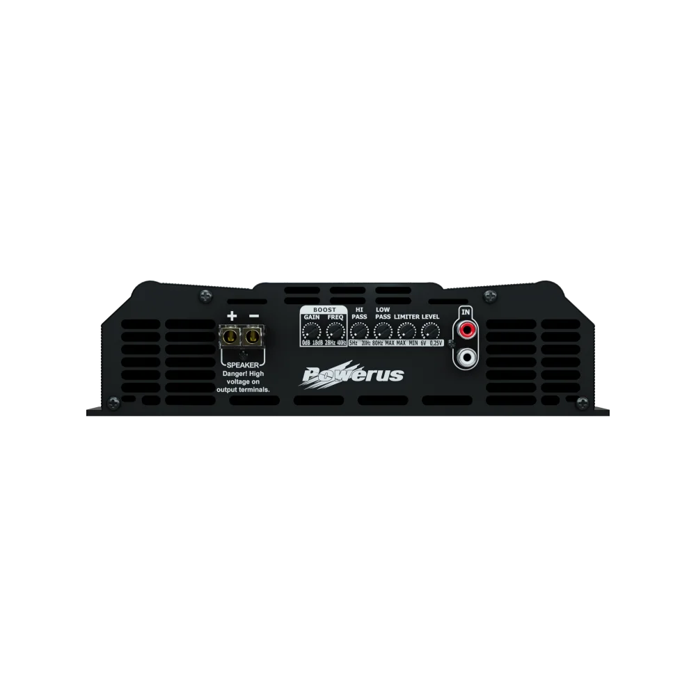 Powerus Pw2500 Amplifier 1-ohm 3930w Rms 1-channel