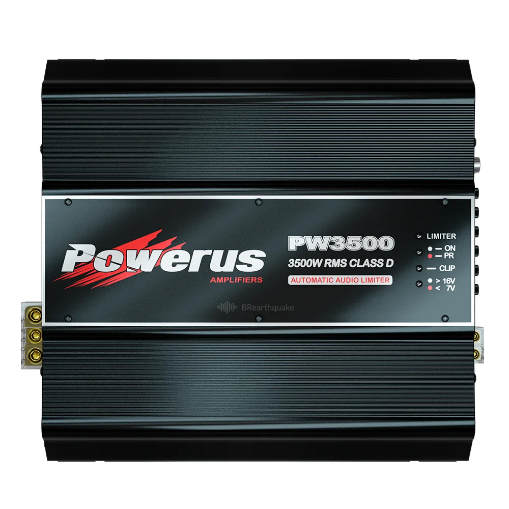 Powerus Pw3500 Amplifier 4-ohm 4740w Rms 1-channel - Sms