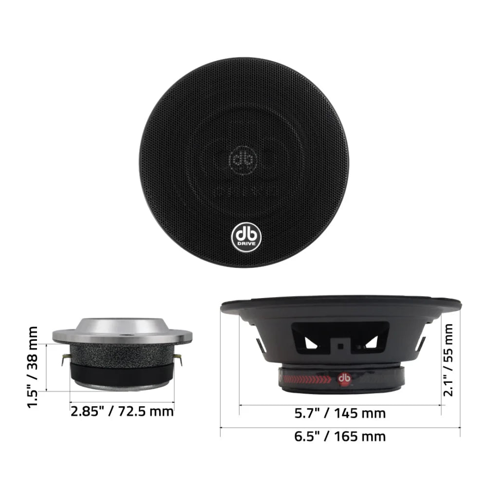 Pro6k: 6.5’’ Pro Audio Component Speaker - Set Sms Car Audio