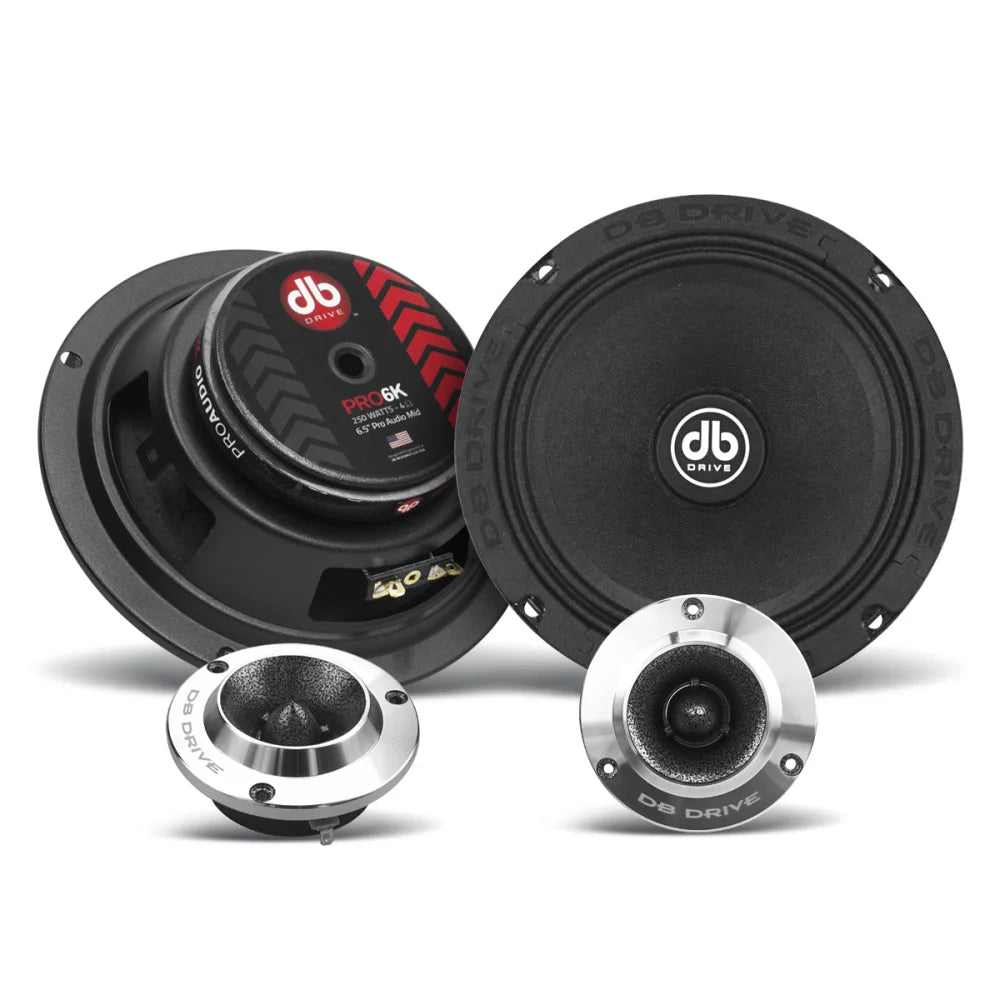 Pro6k: 6.5’’ Pro Audio Component Speaker - Set Sms Car Audio
