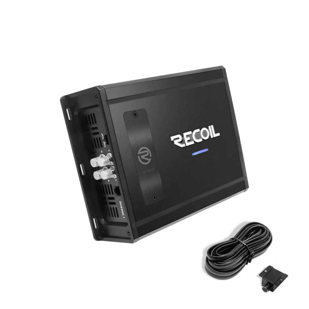 Recoil Dii3300.1 3300 Watt 1 Channel Amplifier Ohm Stable