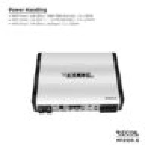 Recoil M1200.6 Echo Pro Series 6-channel Amplifiers - Sms