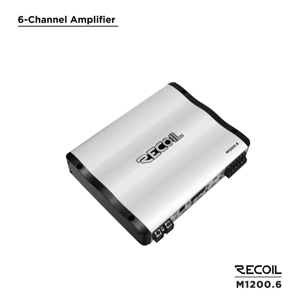 Recoil M1200.6 Echo Pro Series 6-channel Amplifiers - Sms