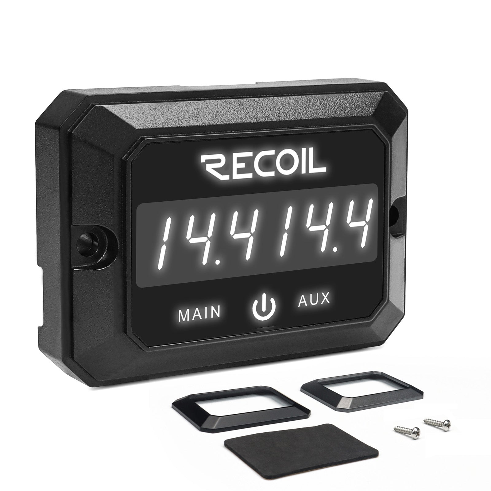 Recoil PDVD waterproof dual-battery digital voltage meter