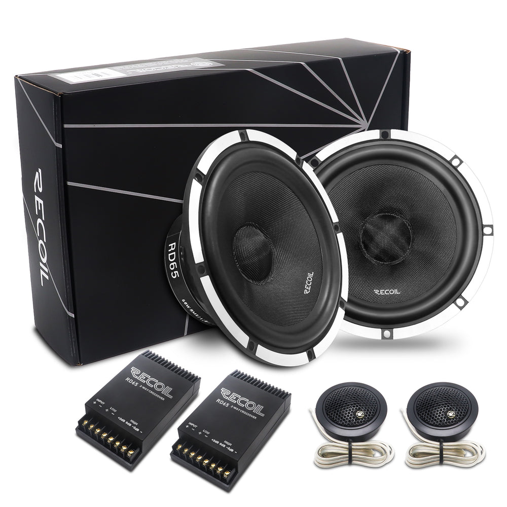 Recoil RD65 6.5-inch 2-way component speaker system | SMS Car Audio