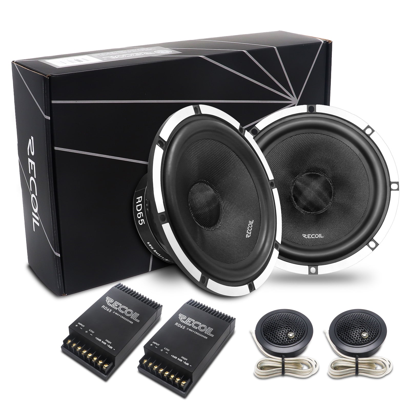Recoil RD65 6.5-inch 2-way component speaker system | SMS Car Audio