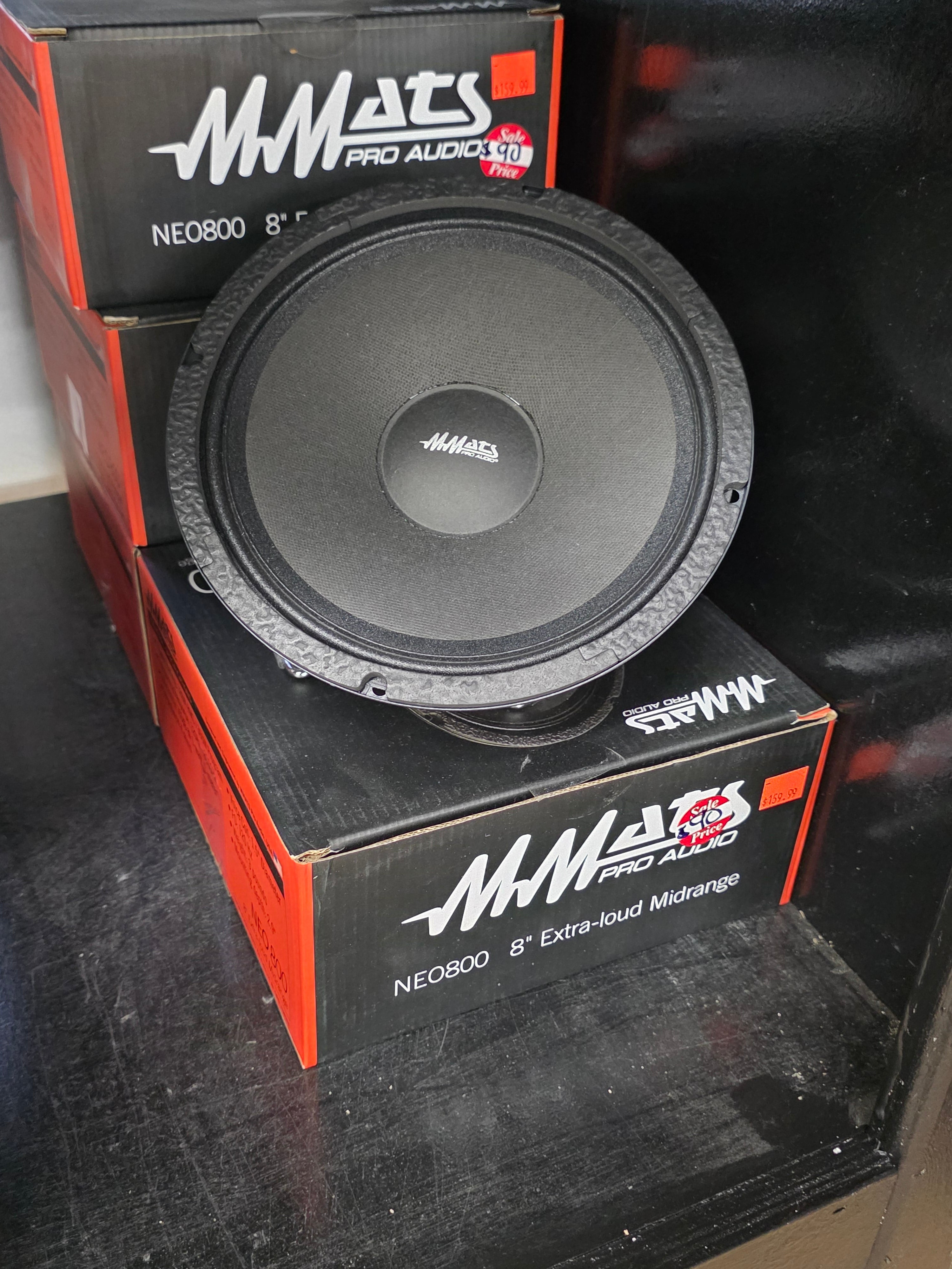 (NEW) MMATS NEO 8" VOCAL MIDRANGE SPEAKER CLEARANCE
