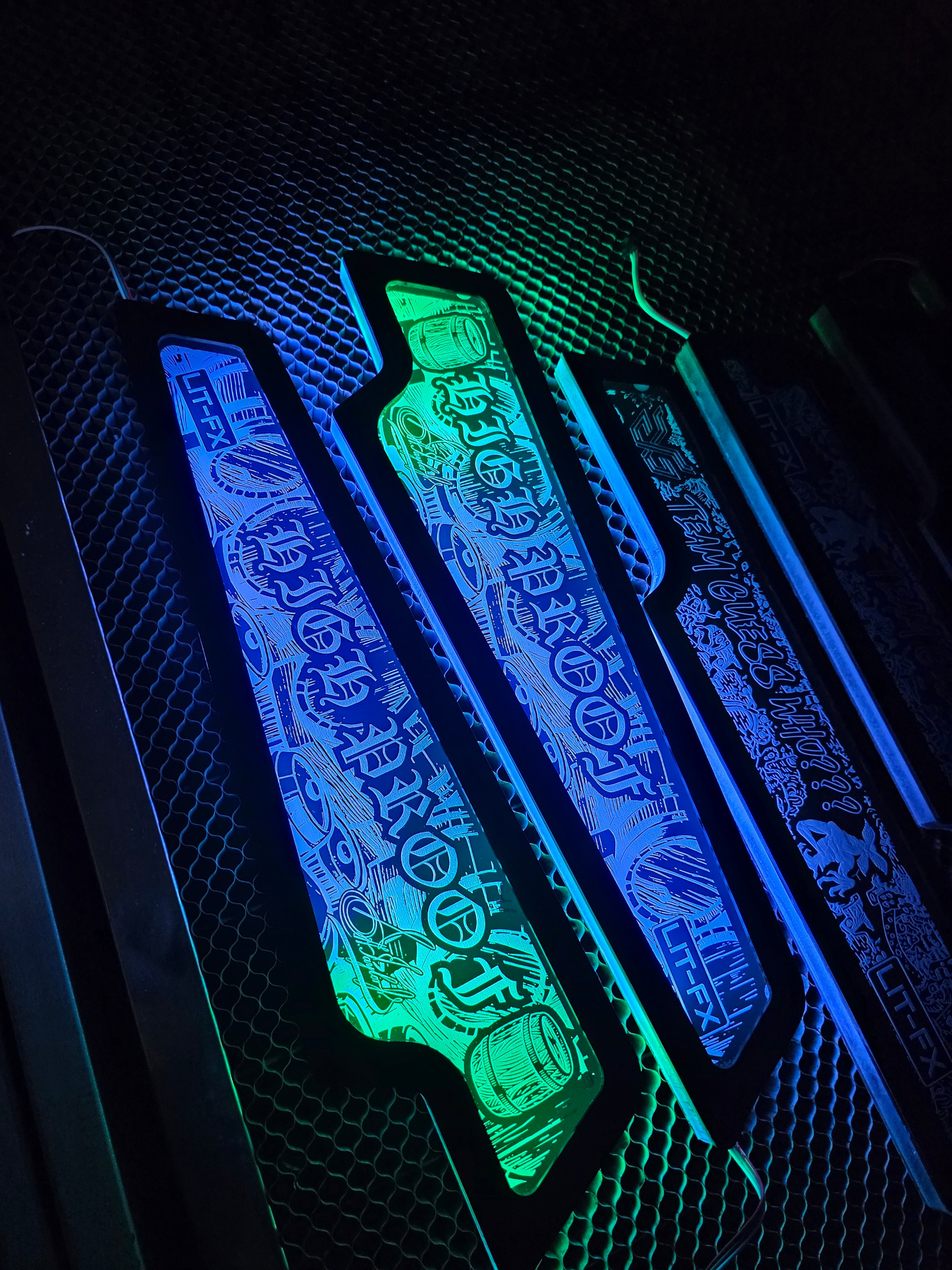 Lit-FX Jeep Series JKU Front Seat Side Covers - Pair product image at SMS Car Audio