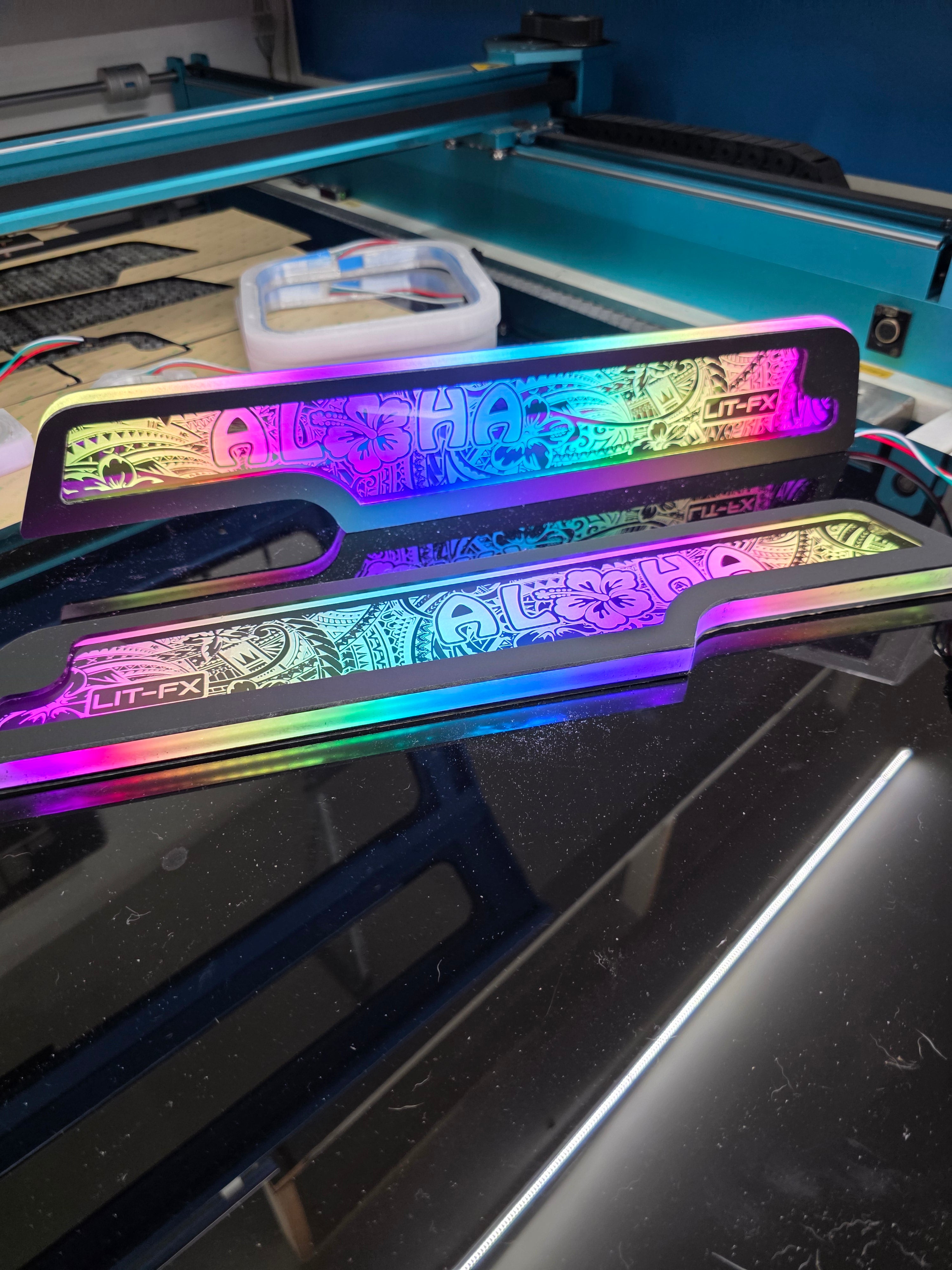 Lit FX SMS Car Audio Jeep JL JT LED lighting panel