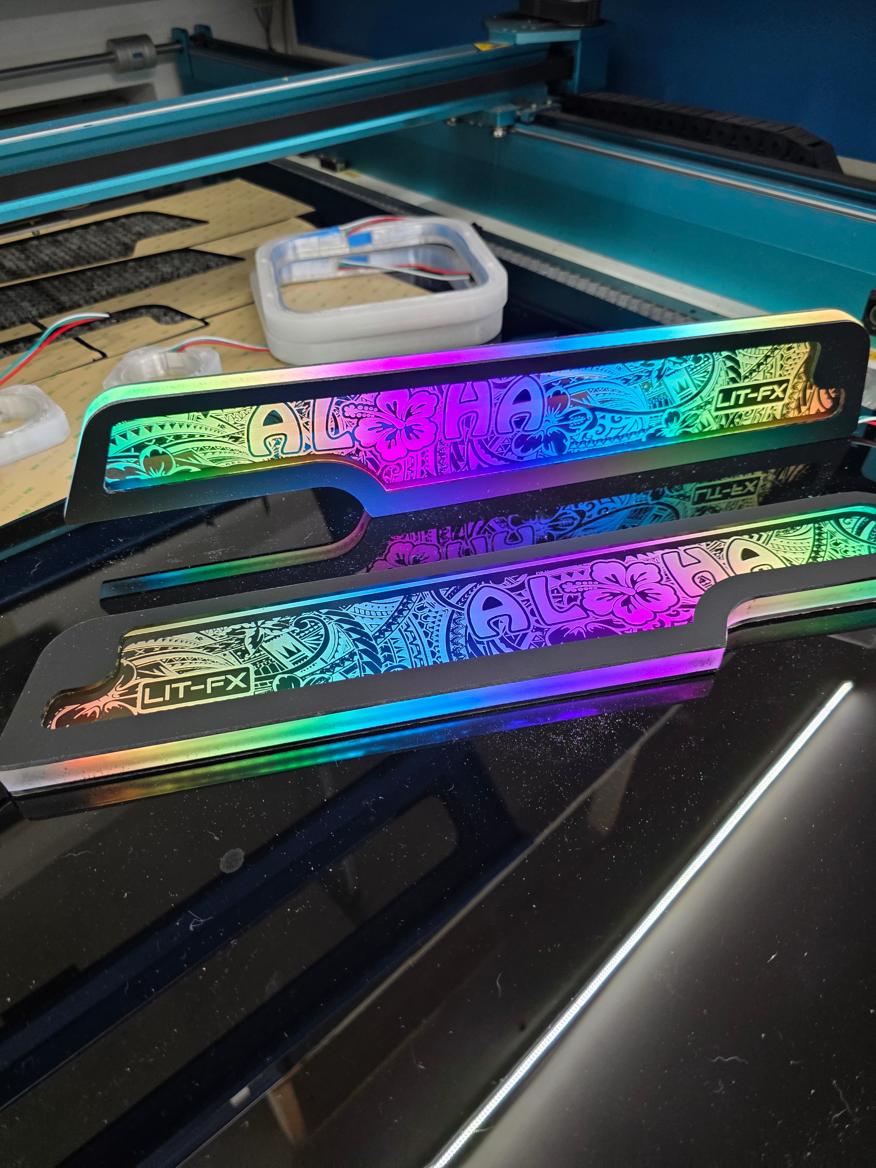 Lit FX SMS Car Audio Jeep JL JT LED panel