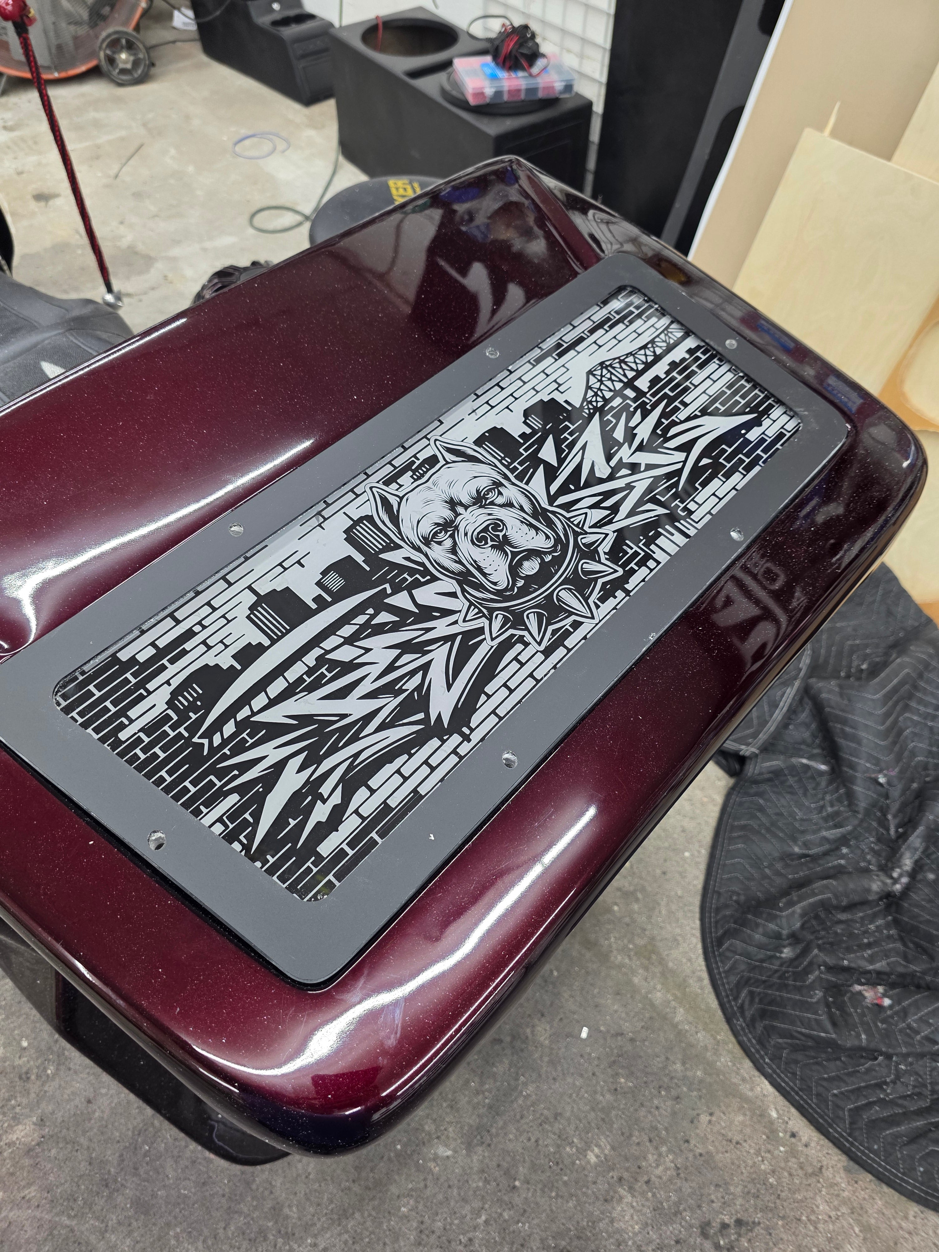 Lit FX LED Tour Pack Lid for Harley-Davidson