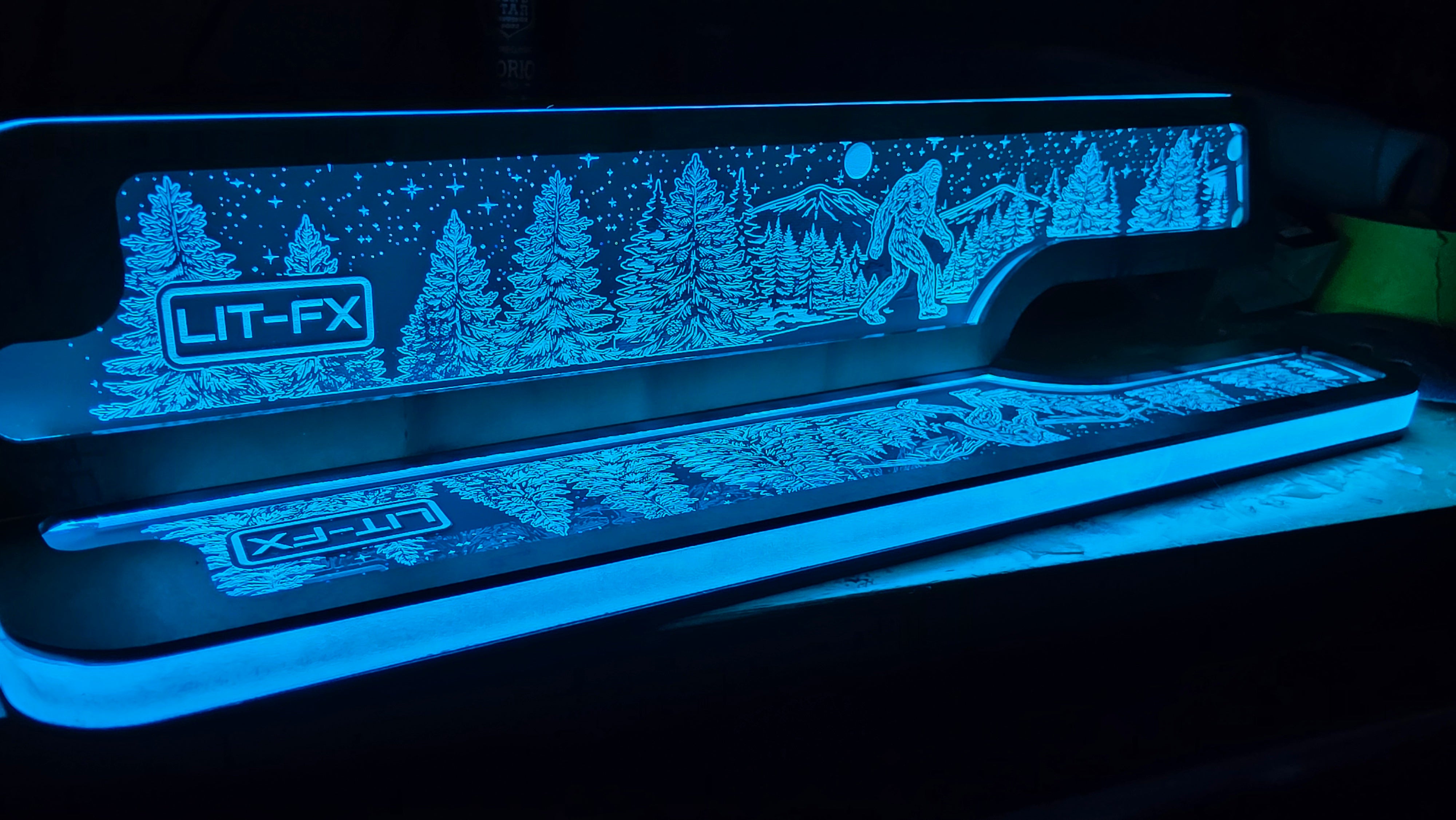 Lit FX SMS Car Audio Jeep JL JT custom LED panel
