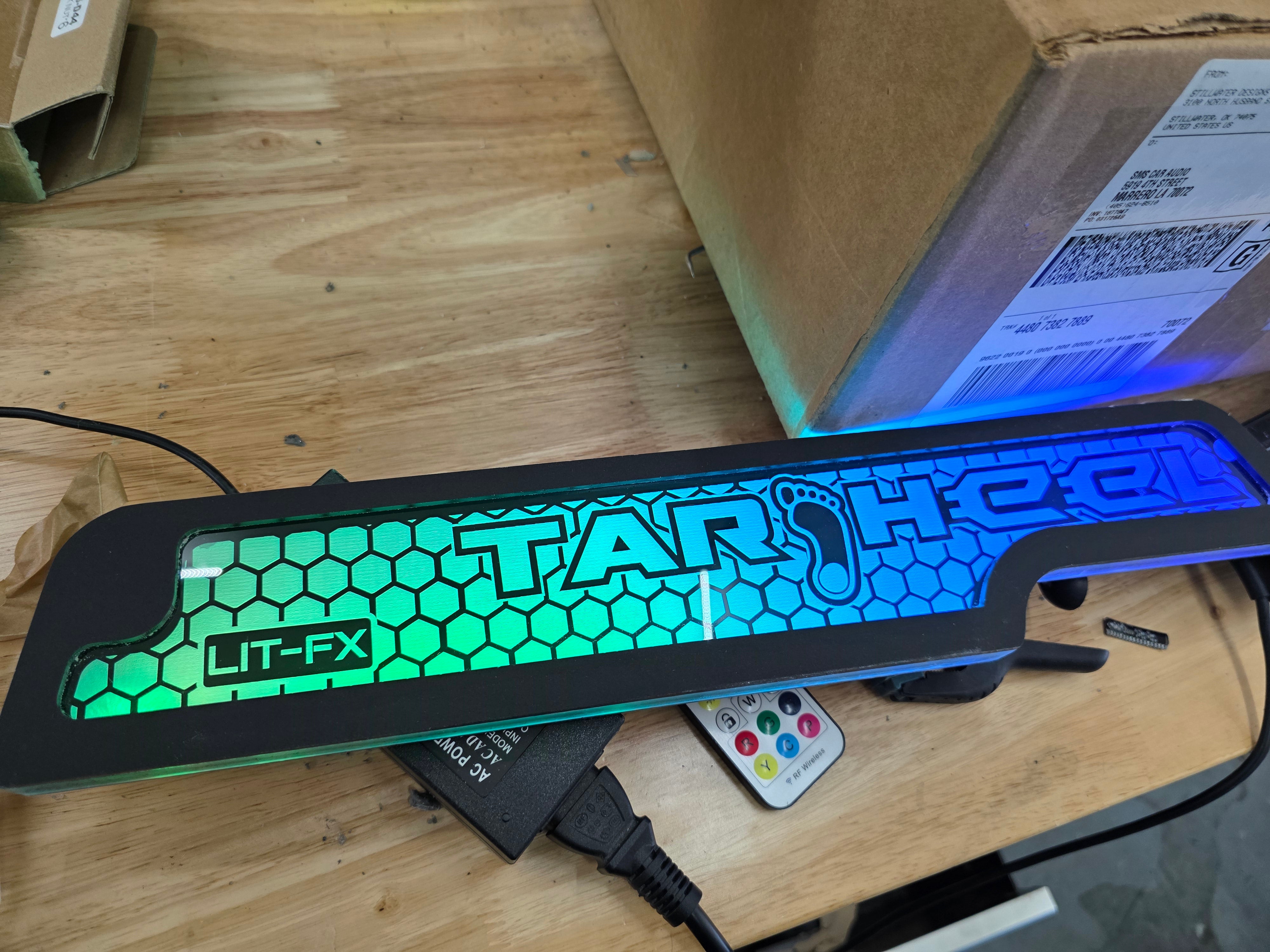 Lit FX SMS Car Audio Jeep JL JT magnetic LED panel