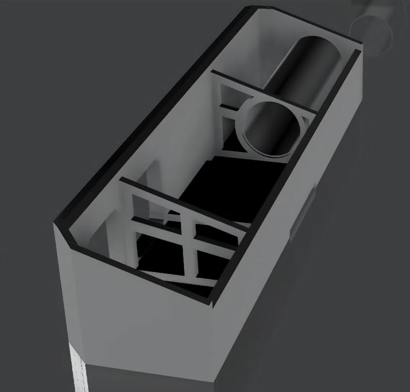 2022 GMC Denali dual KICKER Solo X 8 under-seat enclosure fabrication detail