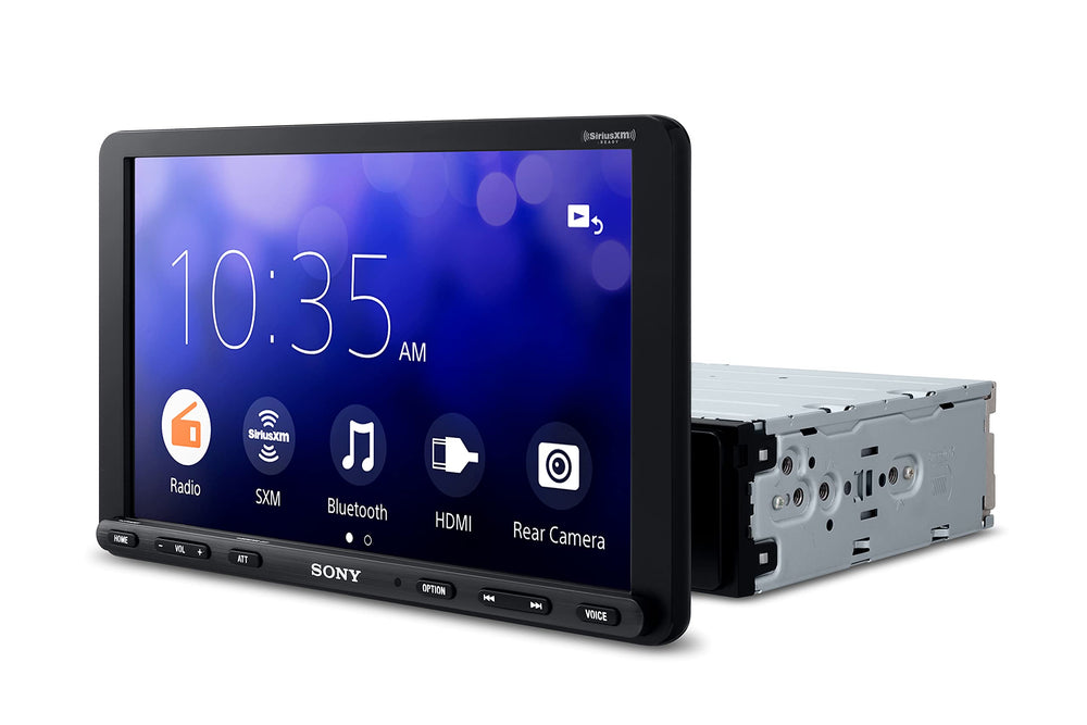 Stock reference image of Sony receiver; actual used SMS Car Audio display unit may differ