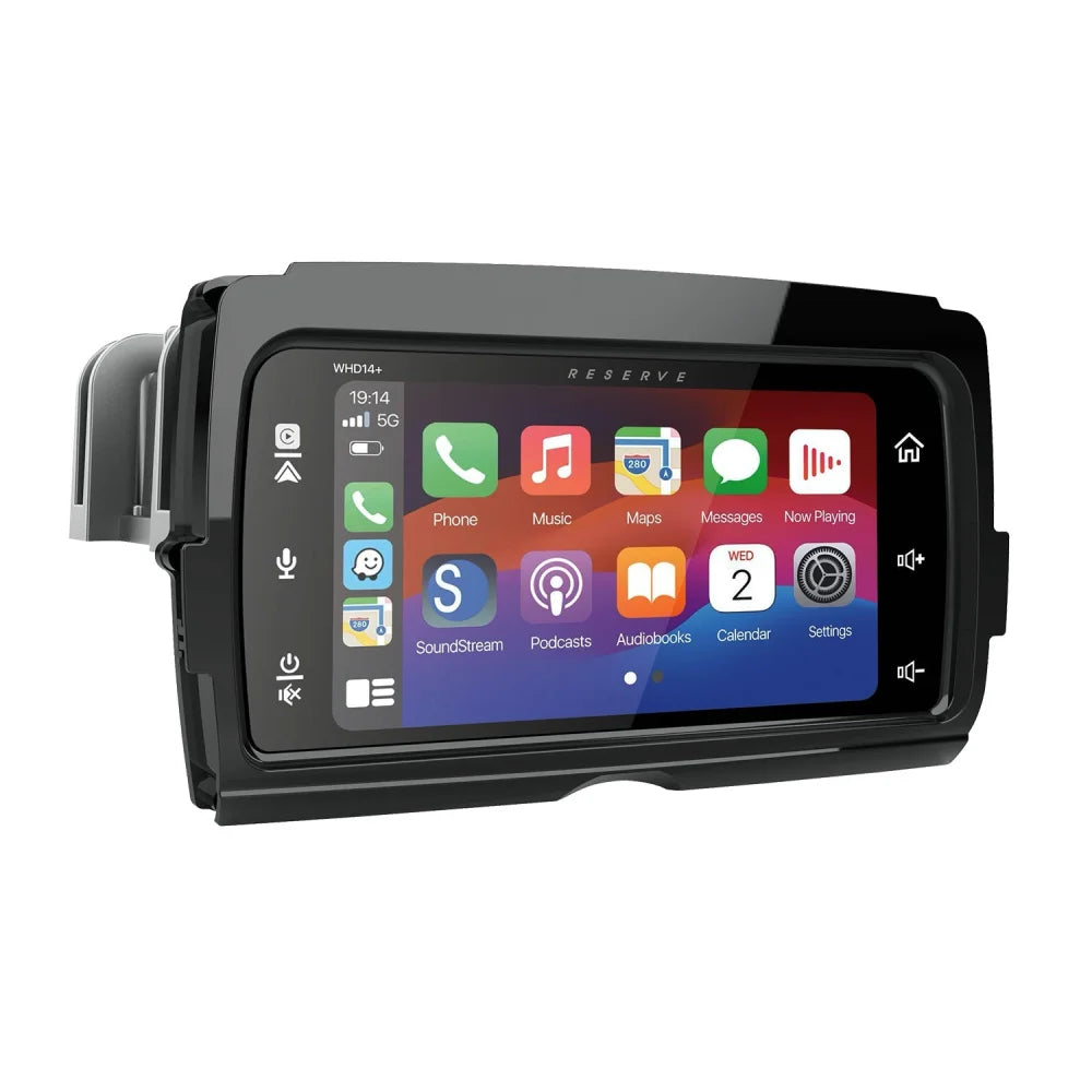 Soundstream Whd14 + Motorcycle Head Unit W/ Wireless Apple
