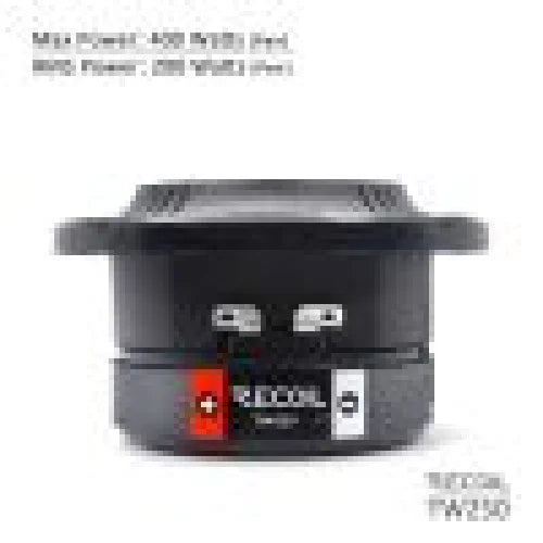 🔊 Recoil Tw250 – High Compression Bullet Super Tweeter Pair