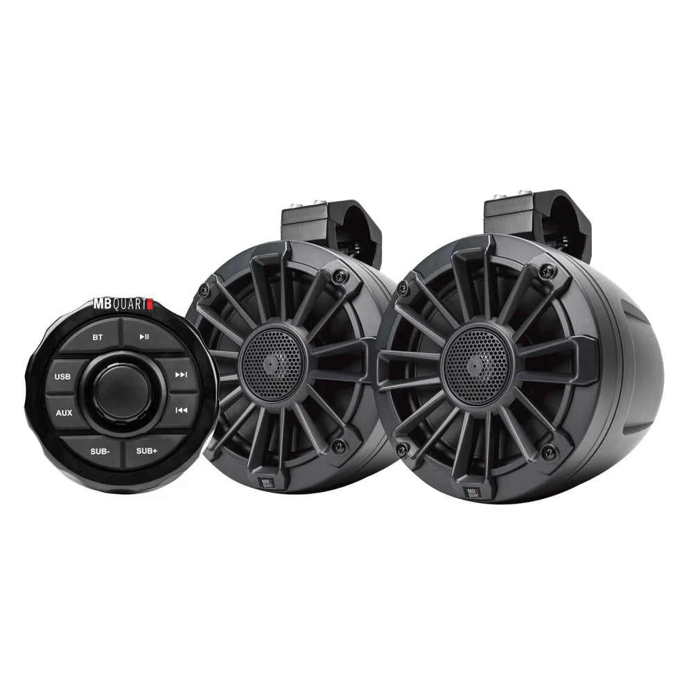 Uni6.1r 160 Watt Universal Utv Tuned System - Sms Car Audio