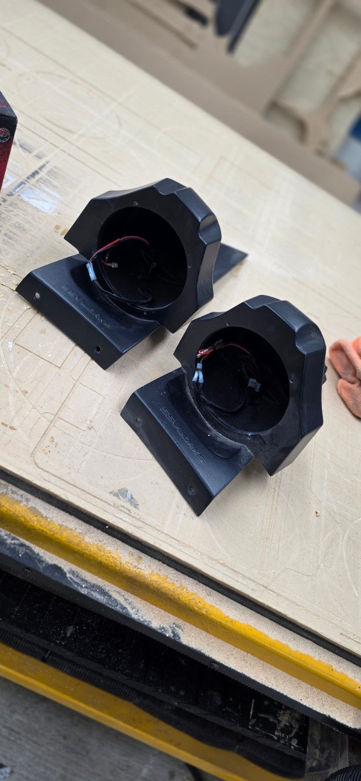 Used SSV Works SS-F65U 6.5-inch Polaris Slingshot front speaker pods pair actual condition