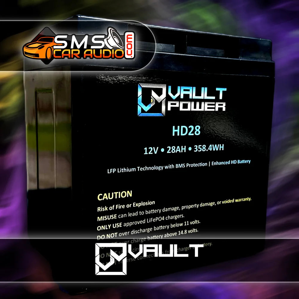 π Vault Power Li-hd28 β Lithium Lifepo4 Battery for Harley