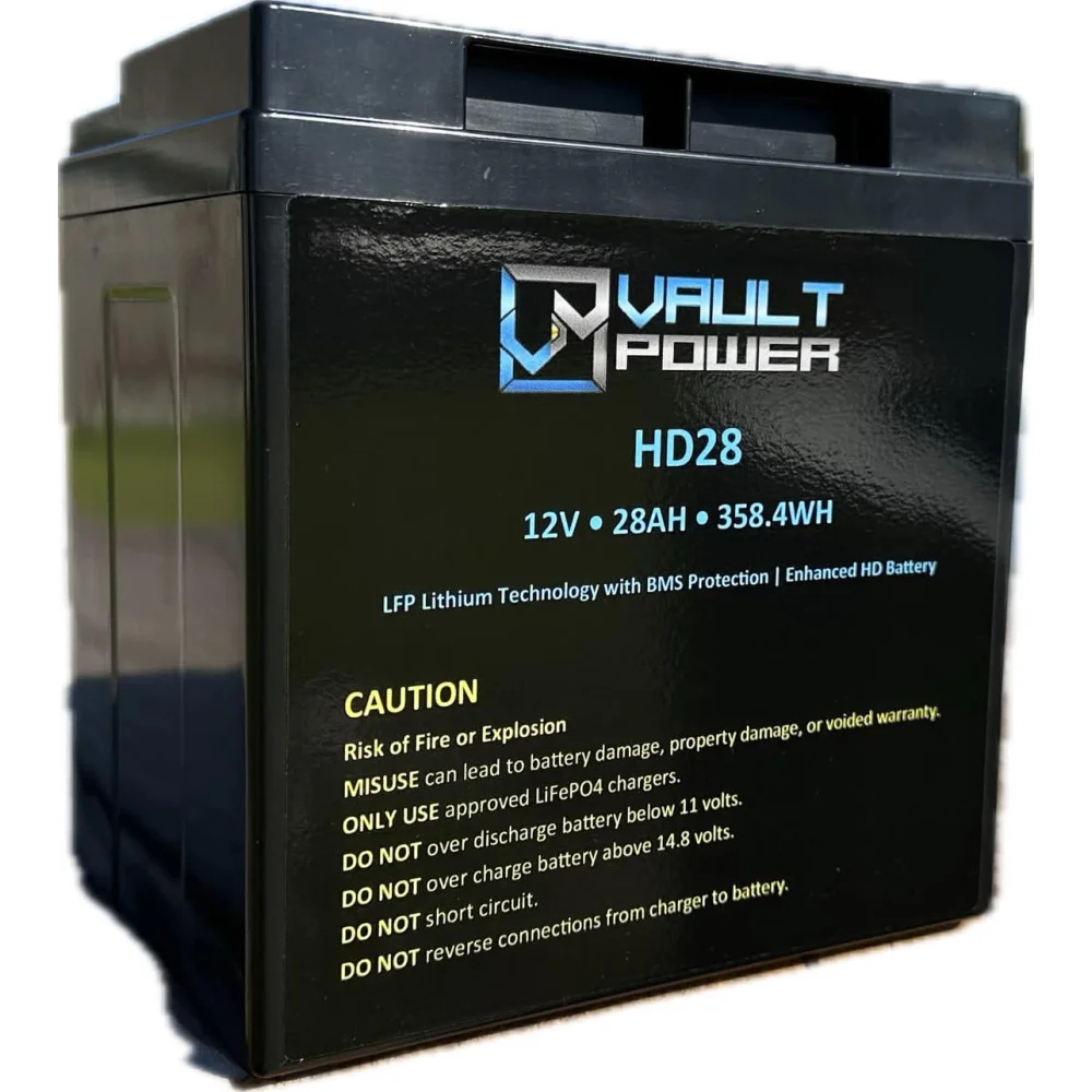 π Vault Power Li-hd28 β Lithium Lifepo4 Battery for Harley