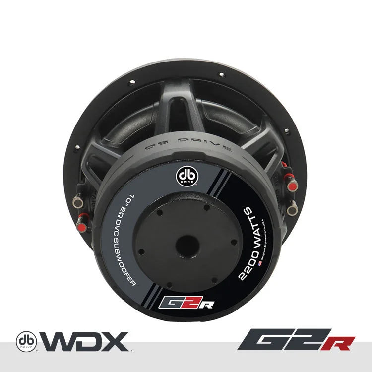 Wdx10g2r.4: 10 In. Dual 4-ohm Subwoofer - Db Drive