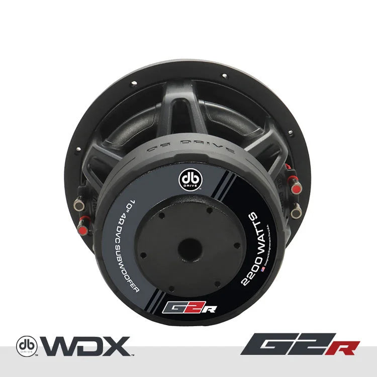 Wdx10g2r.4: 10 In. Dual 4-ohm Subwoofer - Db Drive