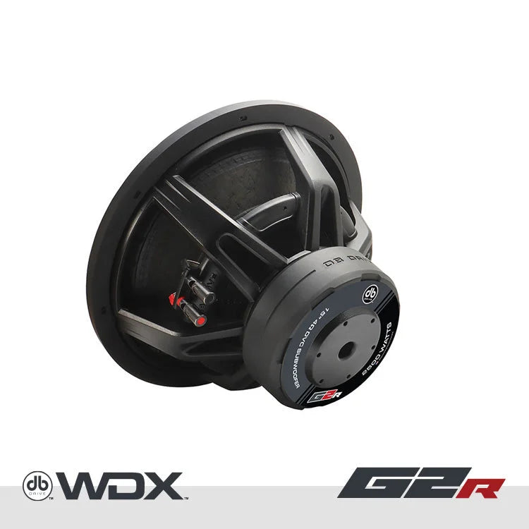 Wdx15g2r.2: 15 In. Dual 2-ohm Subwoofer - Db Drive