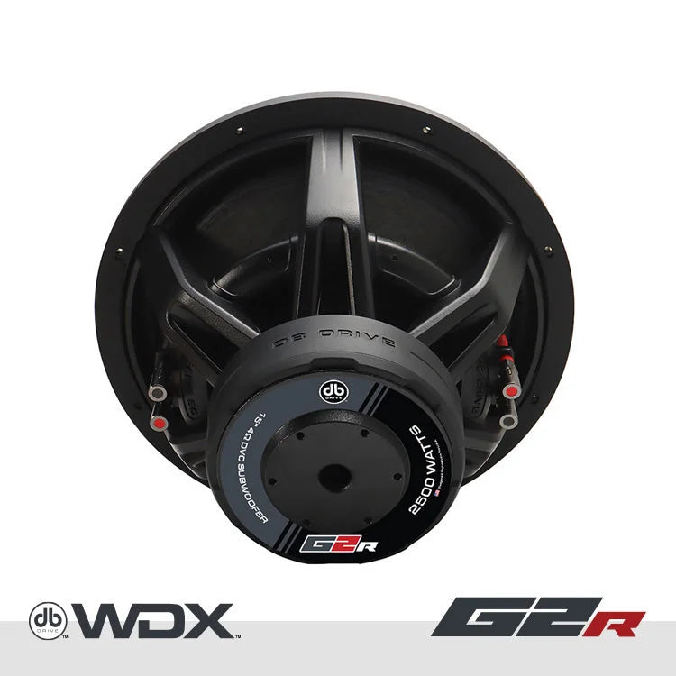 Wdx15g2r.2: 15 In. Dual 2-ohm Subwoofer - Db Drive