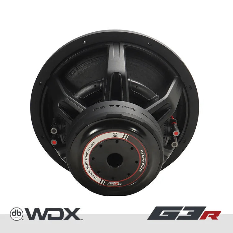 Wdx15g3r.4: 15 In. Dual 4-ohm Subwoofer - Db Drive