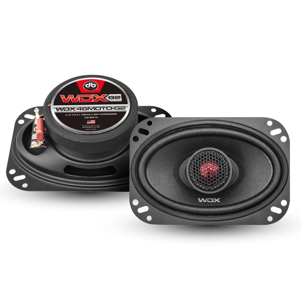 Wdx46moto-g2: 4’’×6’’ Moto 2-way Loudspeaker (1 Pair)