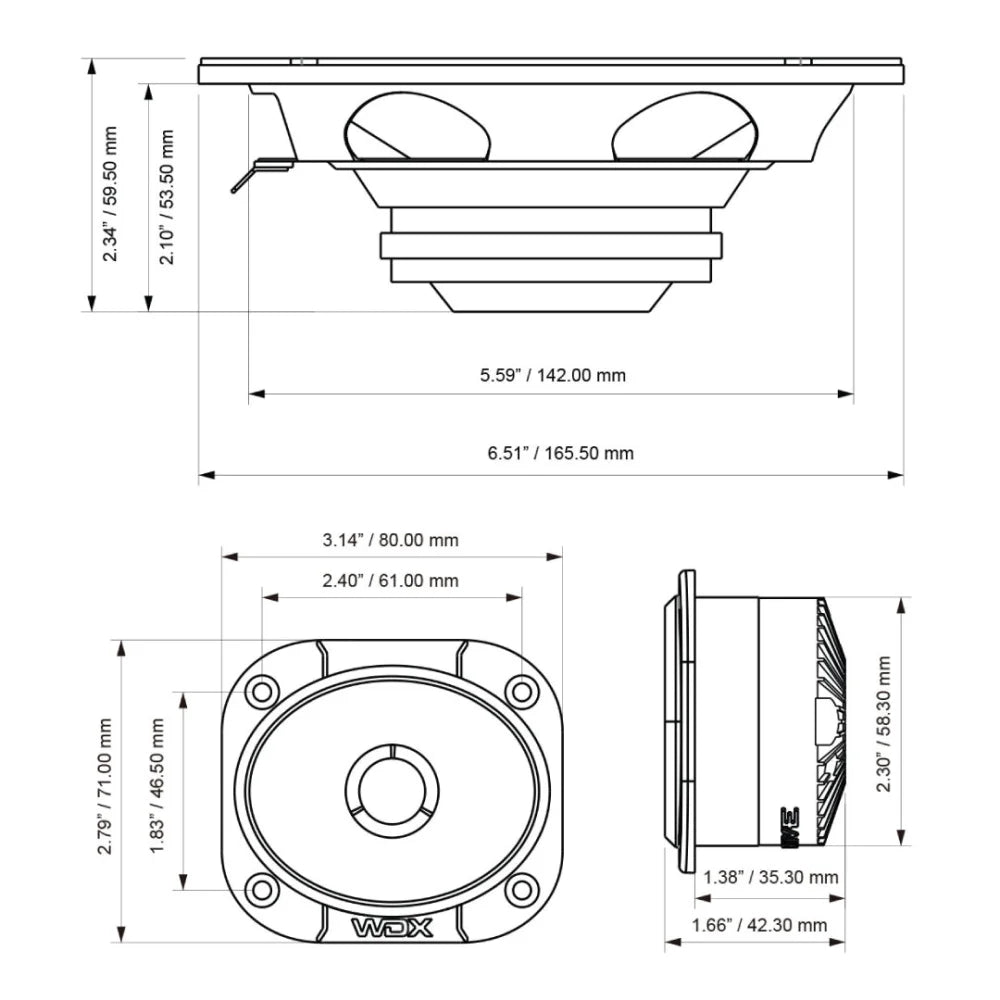 Wdx5n-6.5-2mtw: Neo-6.5’’ Pro Audio Component Kit - Set Db
