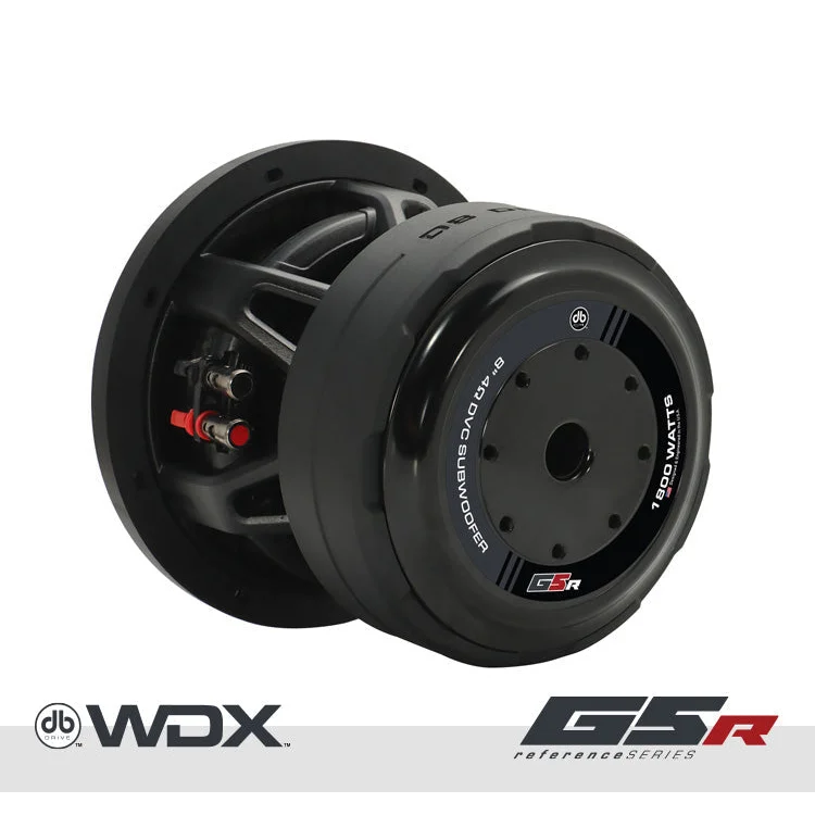 (open Box) Wdx8g5r.4: 8 In. Dual 4-ohm Subwoofer - Db Drive