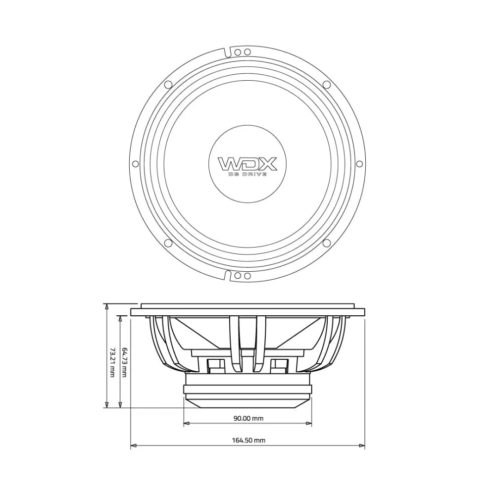 Wdx8mr6n: Wdx 8 Series 6.5’’ Neo Pro Audio Midrange - Db