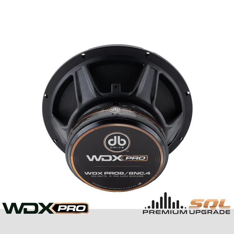 Wdxpro8/8nc.4: 8’’ Neo-charged Pro Audio Midbass (1 Pair)