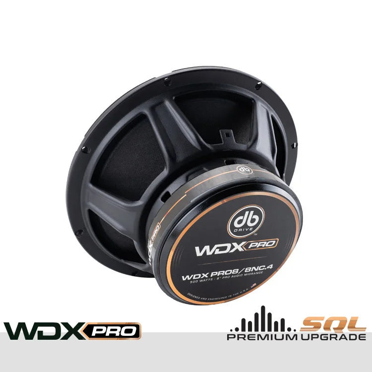 Wdxpro8/8nc.4: 8’’ Neo-charged Pro Audio Midbass (1 Pair)