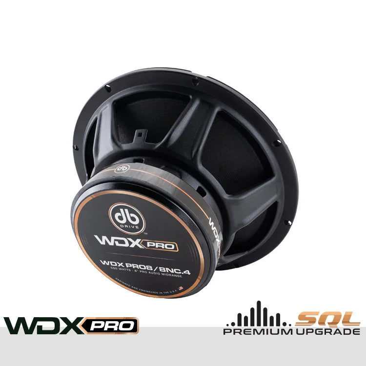 Wdxpro8/8nc.4: 8’’ Neo-charged Pro Audio Midbass (1 Pair)