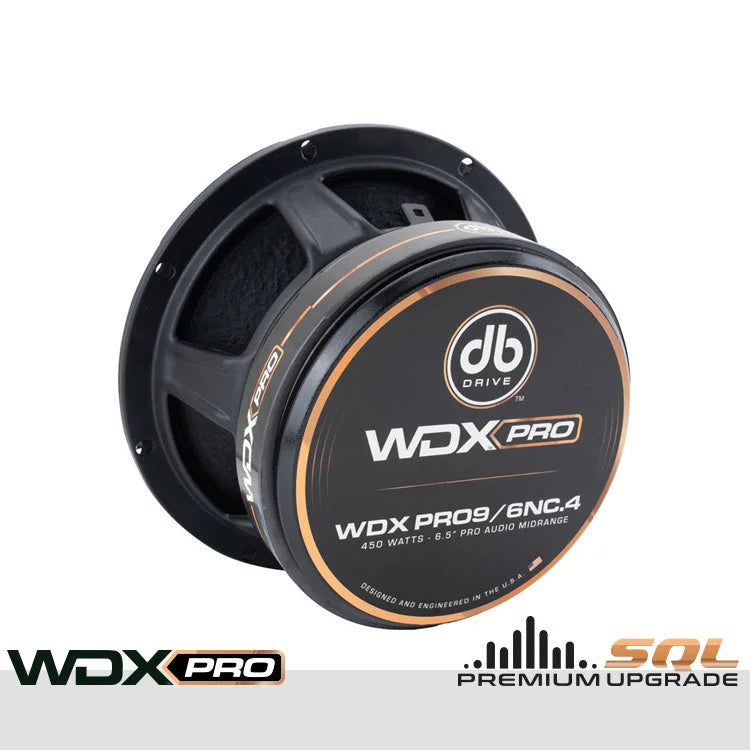 Wdxpro9/6nc.4: 6.5’’ Neo-charged Pro Audio Midbass (1 Pair)
