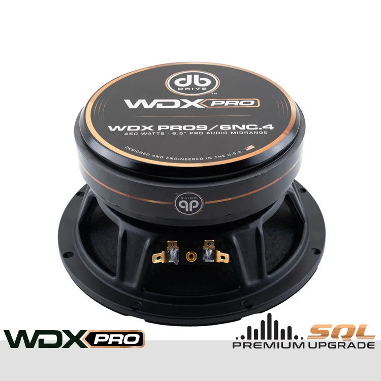Wdxpro9/6nc.4: 6.5’’ Neo-charged Pro Audio Midbass (1 Pair)